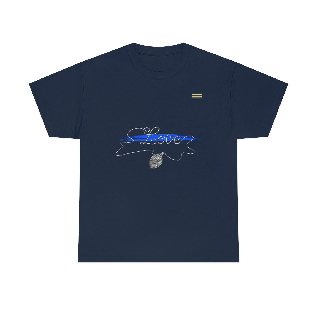 Love Police Badge Law Enforcement T-Shirt