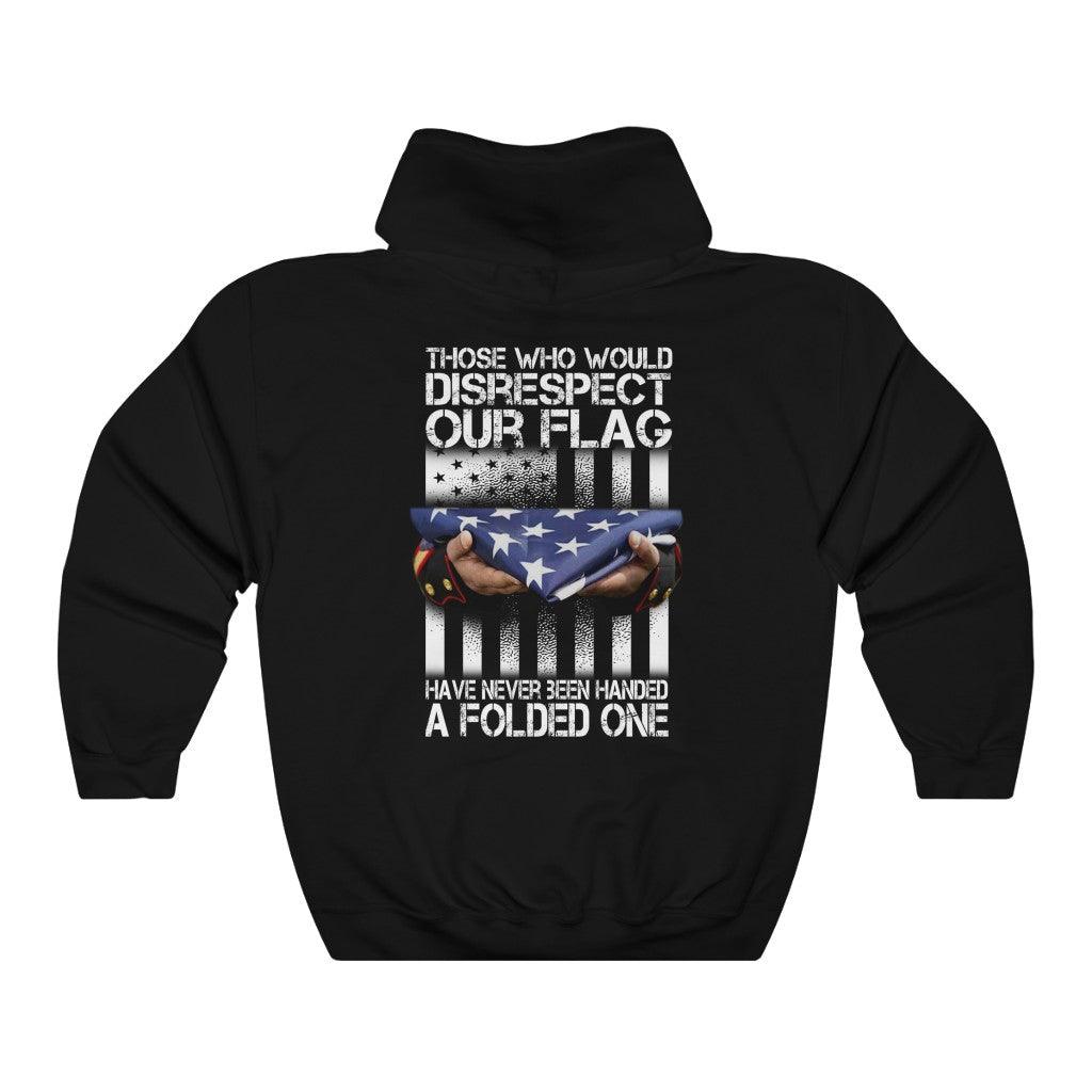 US Folded Flag Hoodie - Military Republic