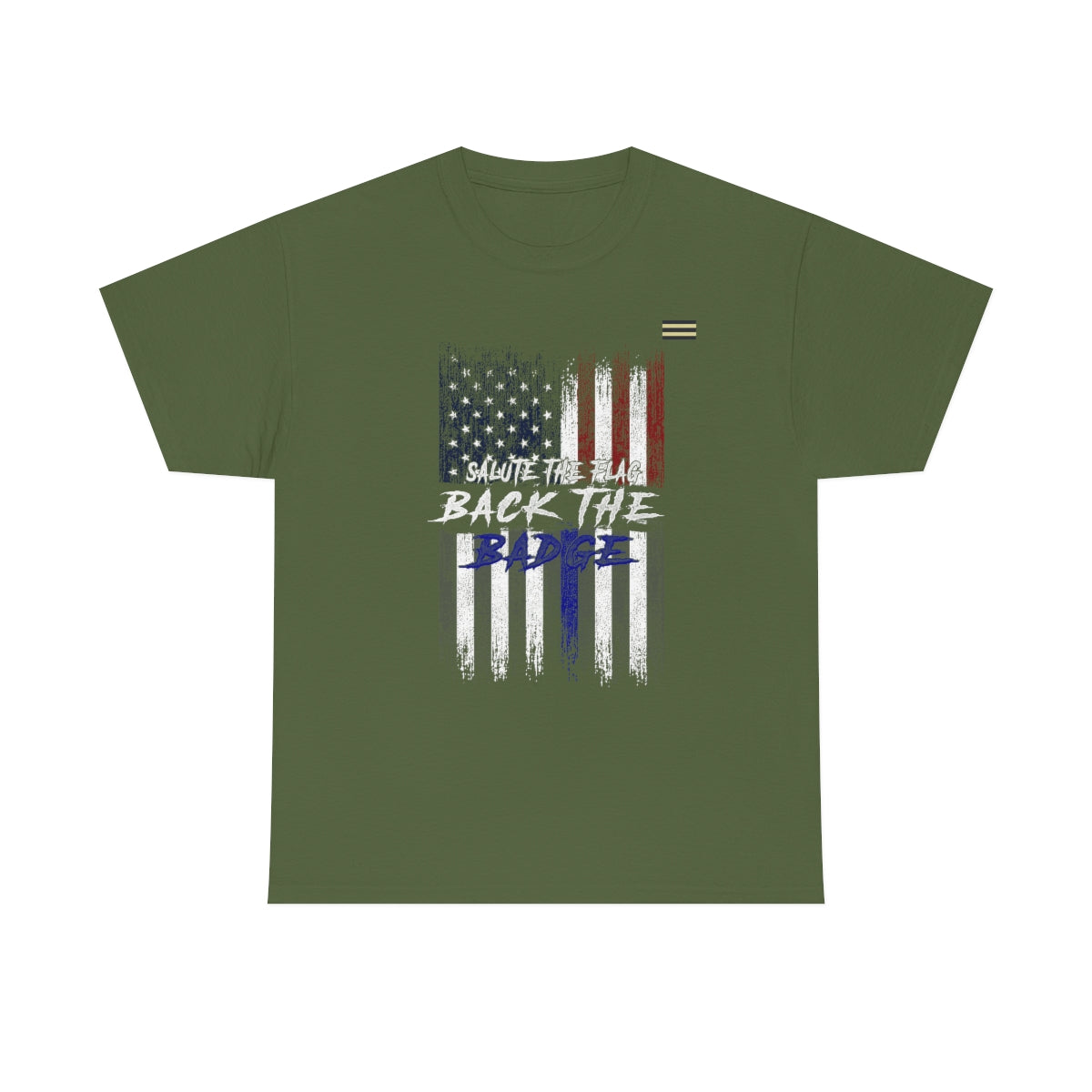 Salute the flag Law Enforcement T-Shirt