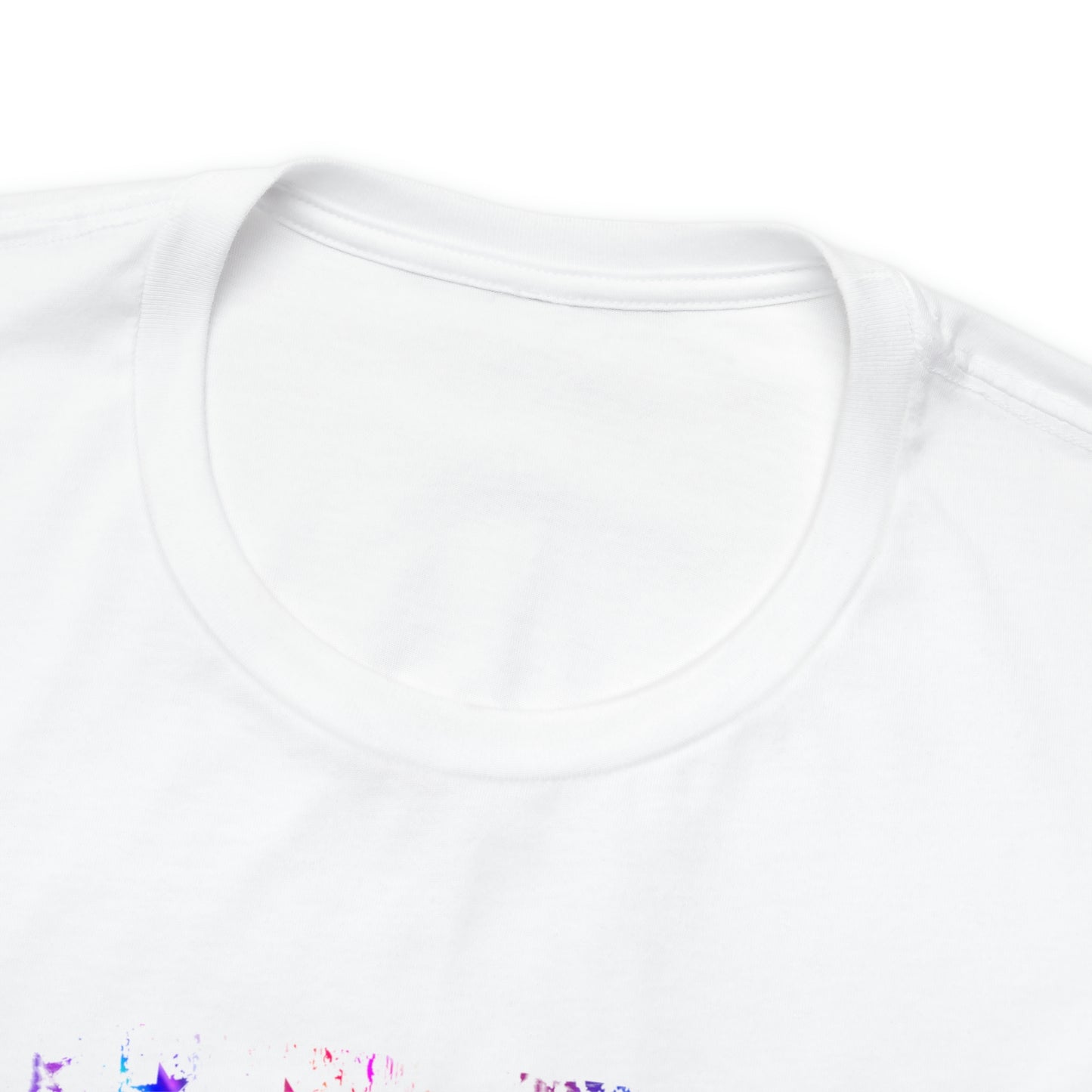 Colorful Distressed USA Flag with Love-Help-Care Design Nurse T-shirt