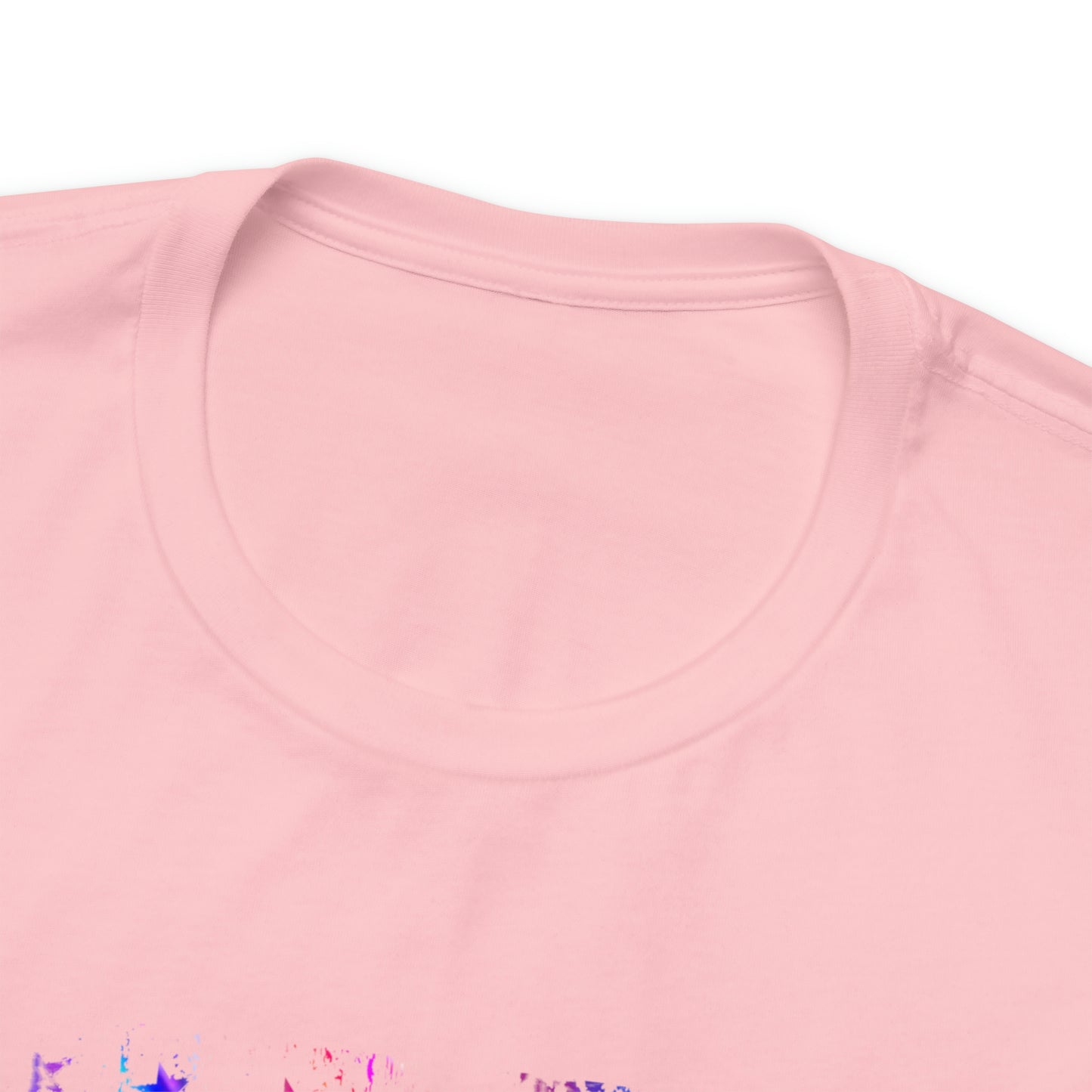 Colorful Distressed USA Flag with Love-Help-Care Design Nurse T-shirt