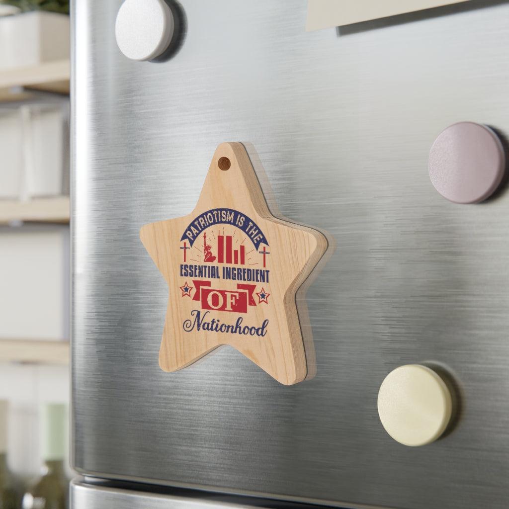 Patriotism Is An Essential Ingredient Of Nationhood Christmas Ornament - Military Republic