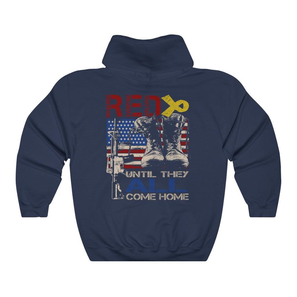 RED Friday Until They All Come Home Hoodie - Military Republic