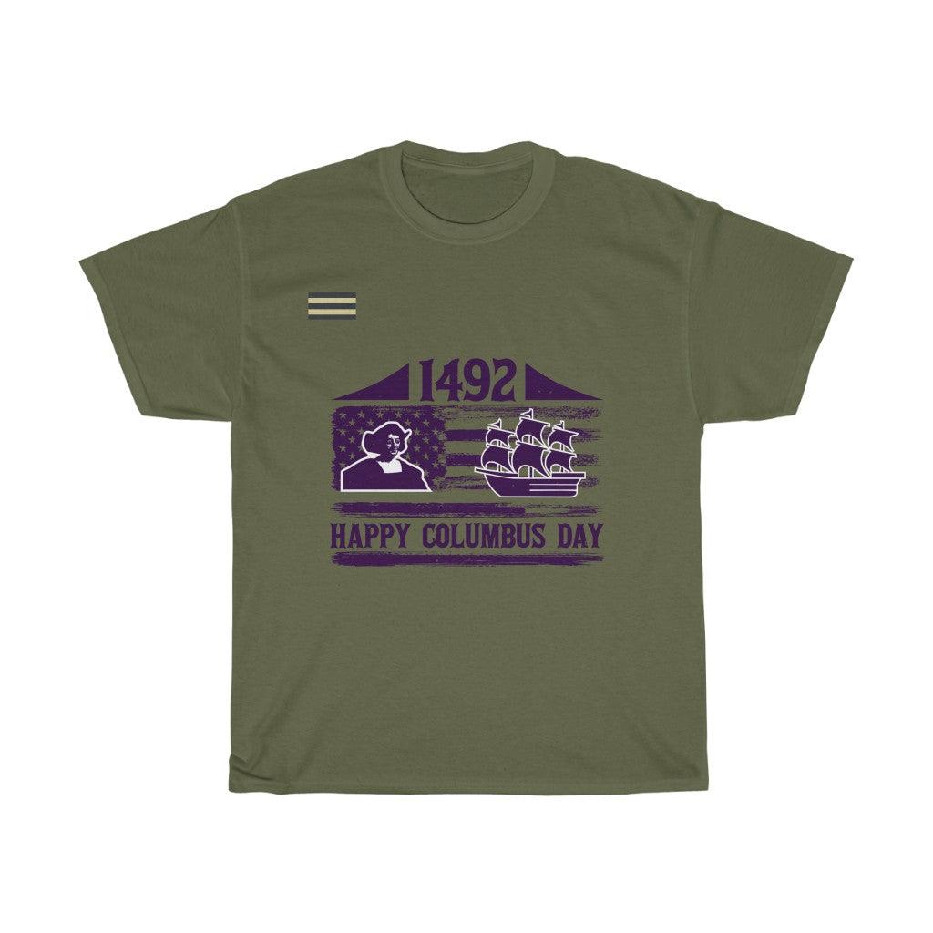 Happy Columbus Day T-shirt - Military Republic