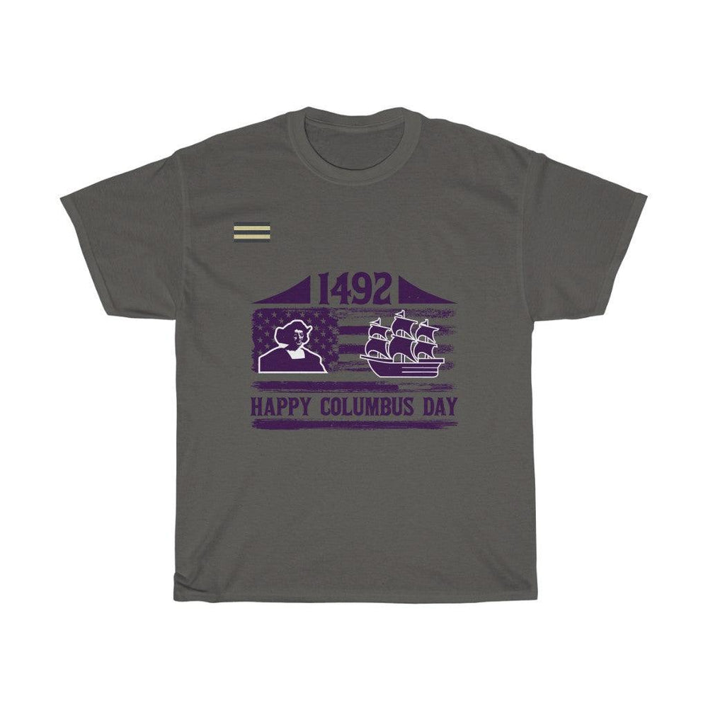 Happy Columbus Day  T-shirt - Military Republic