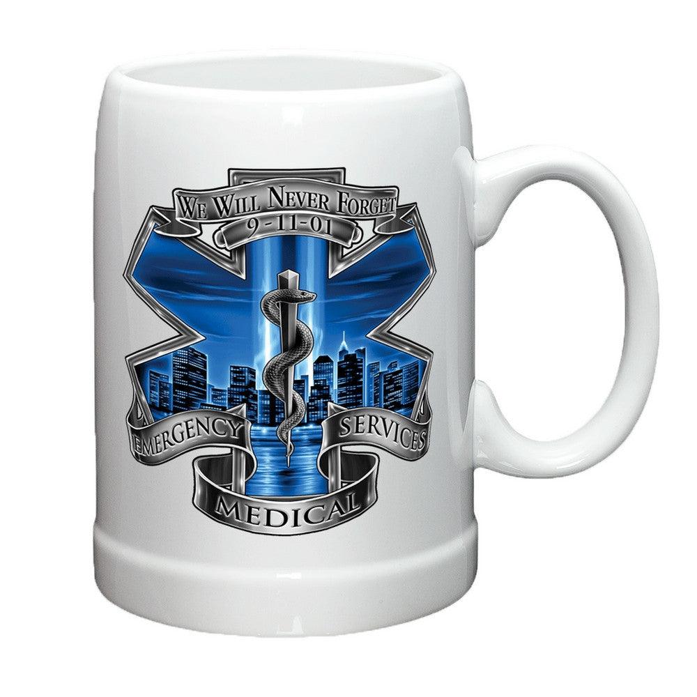 9/11 EMS Blue Skies Stoneware Mug Set-Military Republic