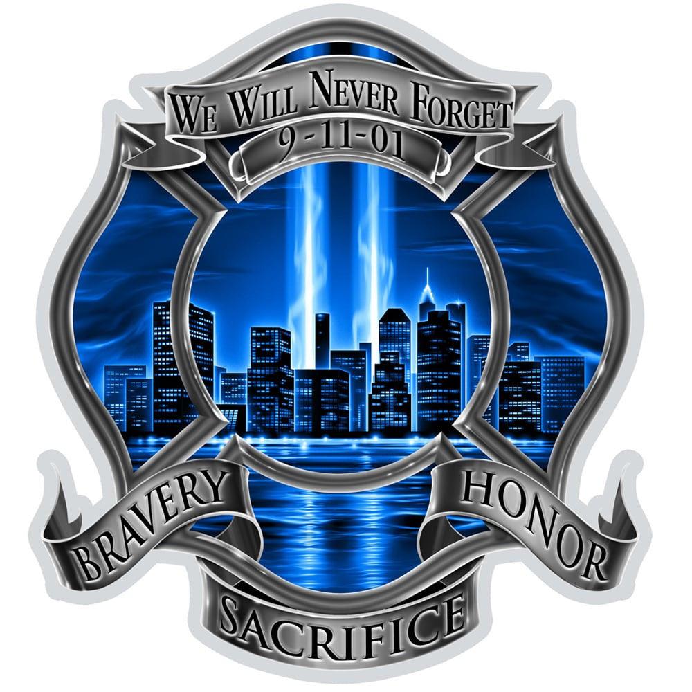 9/11 High Honor Firefighter Decal-Military Republic