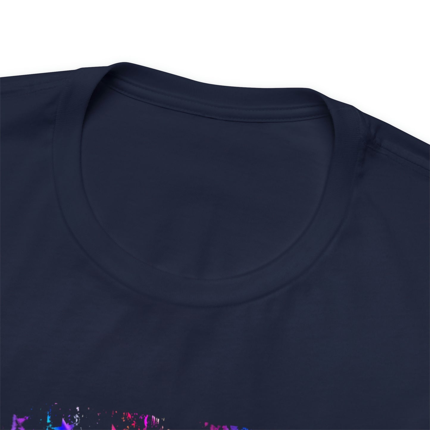 Colorful Distressed USA Flag with Love-Help-Care Design Nurse T-shirt