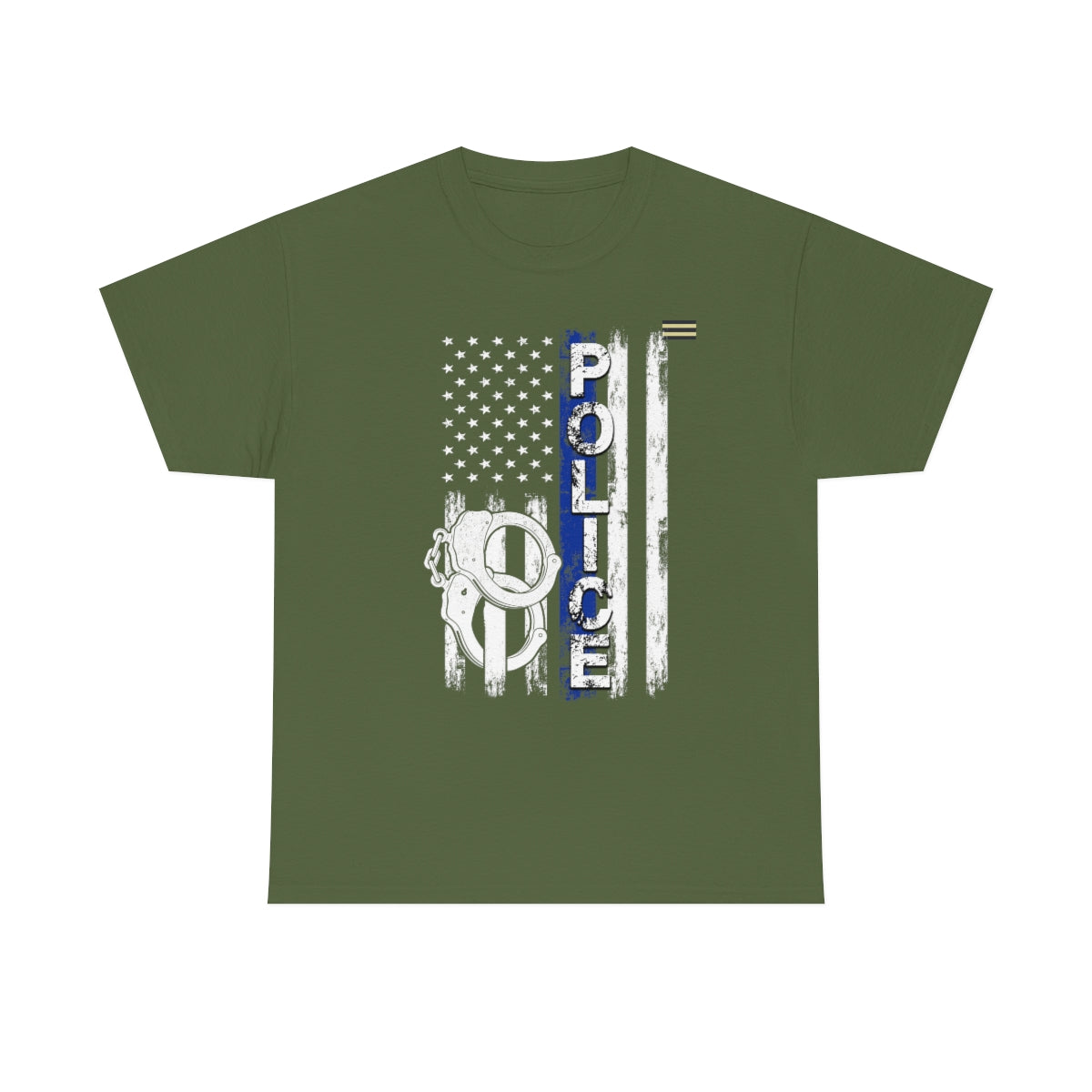 Police US Flag Law Enforcement T-Shirt