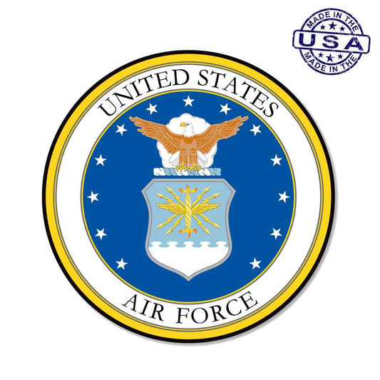 United States Air Force Large Seal Sticker (11.5" x 11.5") - Military Republic