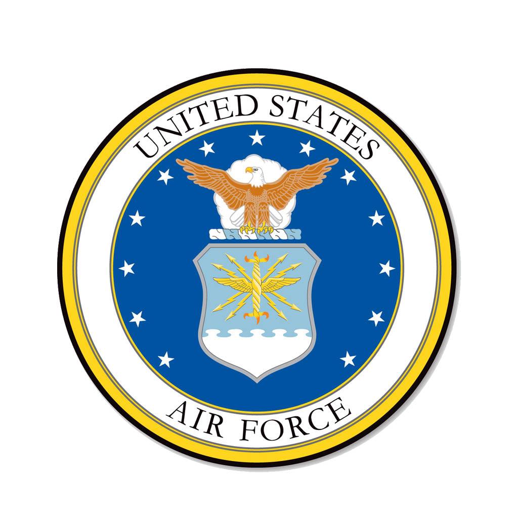 United States Air Force Large Seal Sticker (11.5" x 11.5") - Military Republic