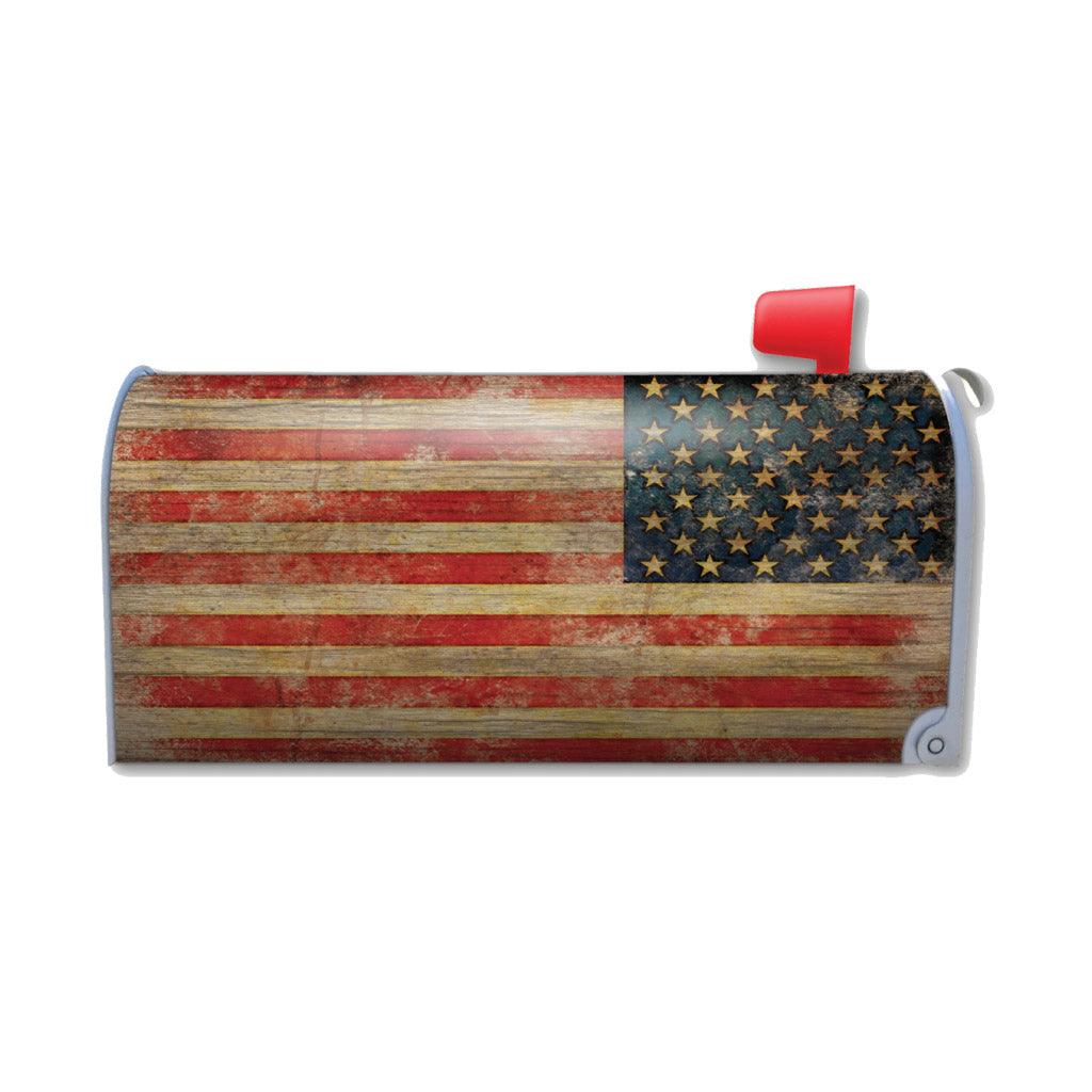 United States Patriotic American Flag Grudge Mailbox Cover Magnet (21" x 18.38") - Military Republic