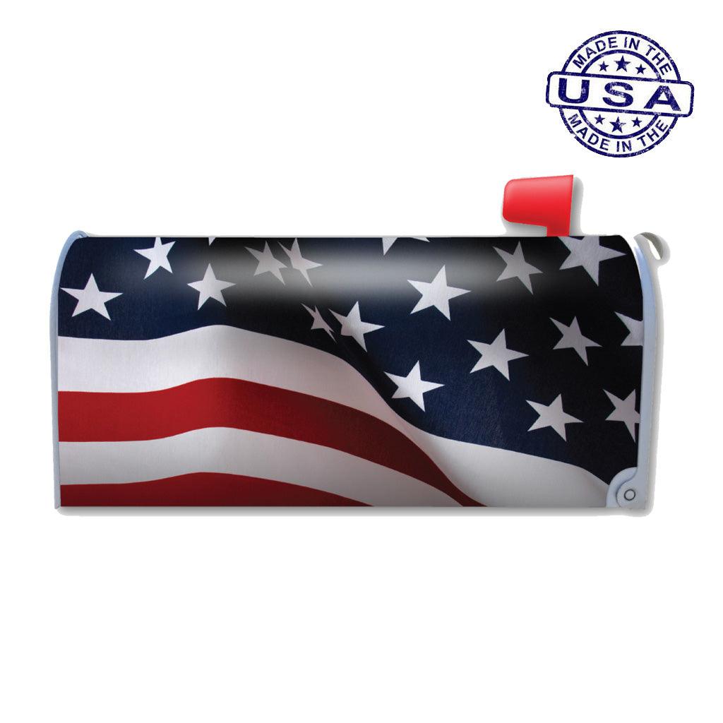 United States Patriotic Flag Mailbox Cover Magnet (21" x 18.38") - Military Republic