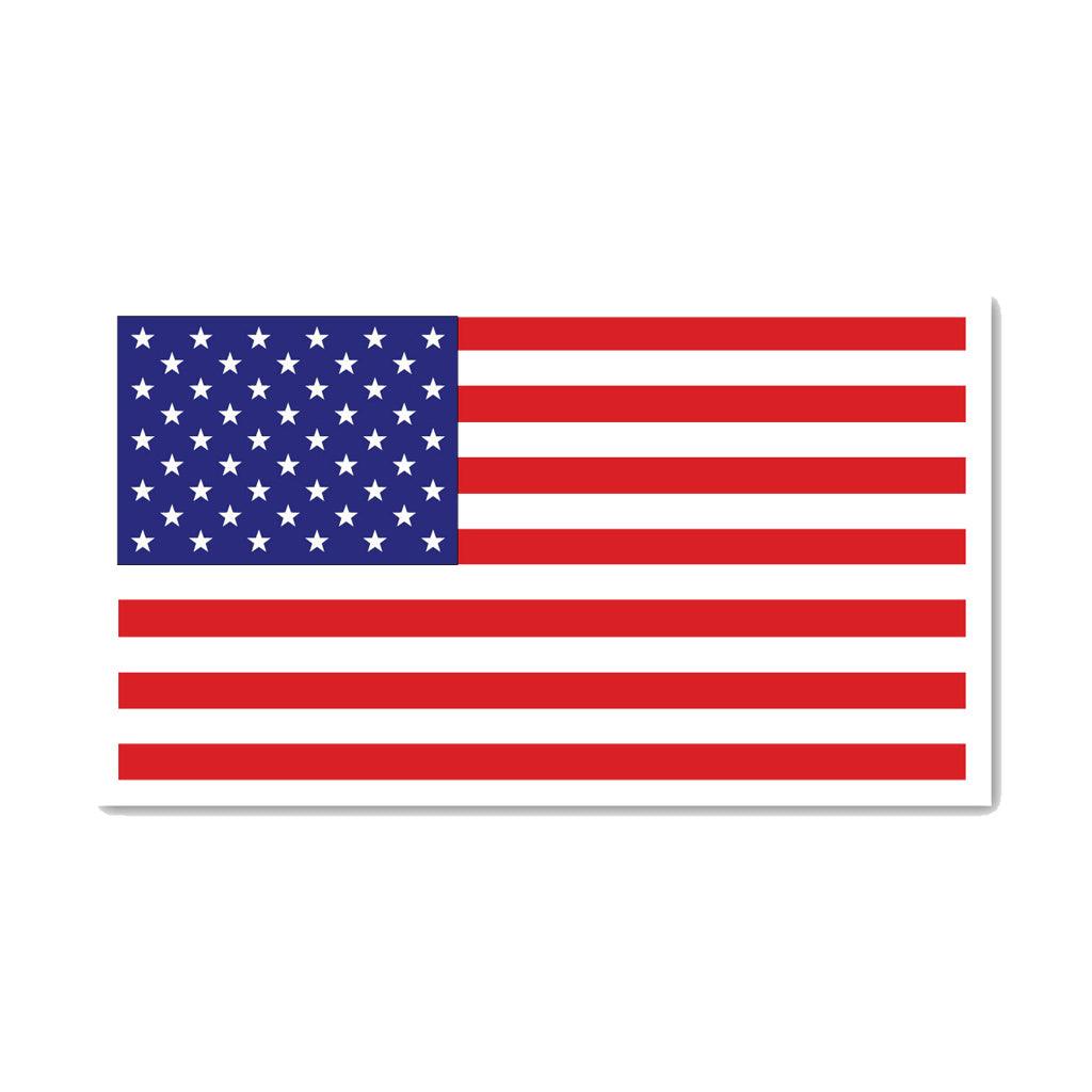 United States Patriotic American Flag Rectangle Indoor Magnet (3.5" x 2") - Military Republic