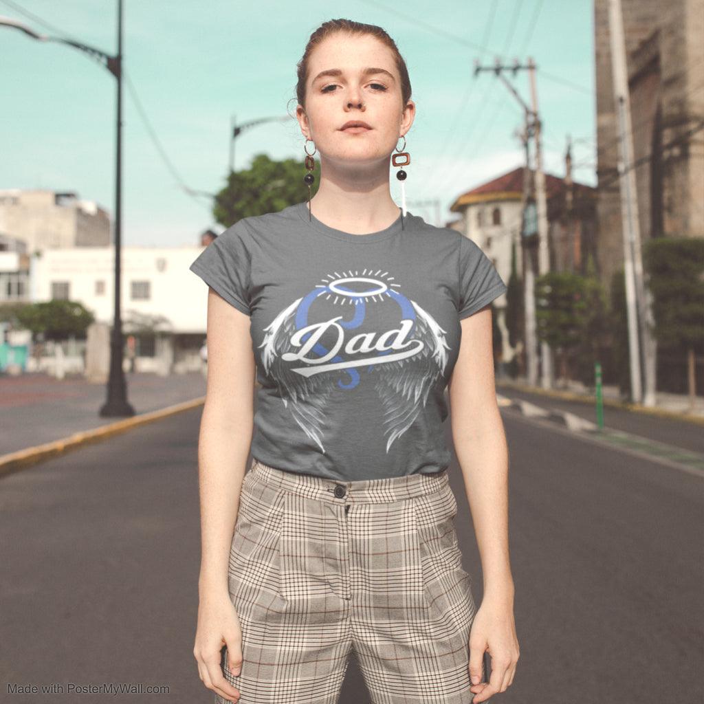 My Guardian Angel Dad Women's T-shirt - Military Republic