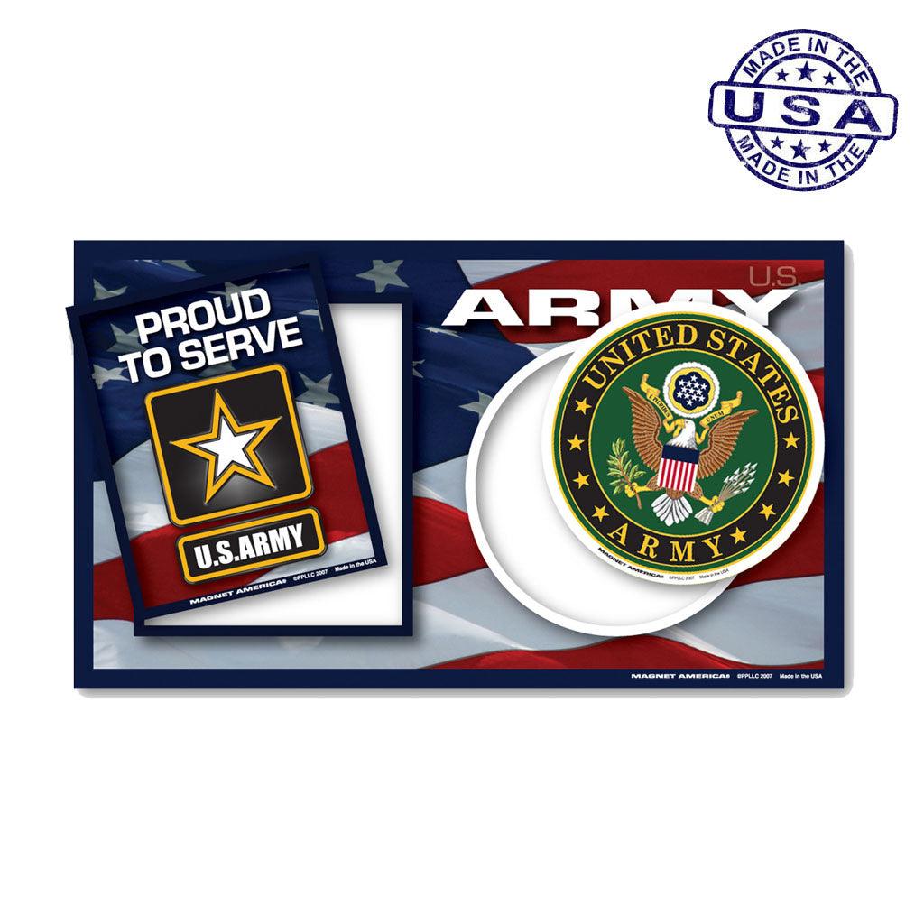 United States Army Photo Frame Magnet (9" x 5.25") - Military Republic