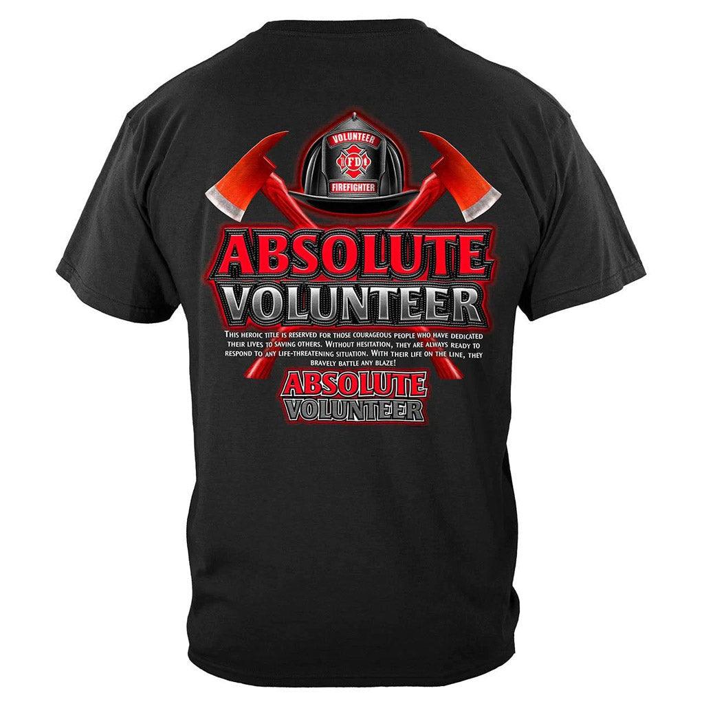 United States Absolute Volunteer Firefighter Premium Hoodie - Military Republic