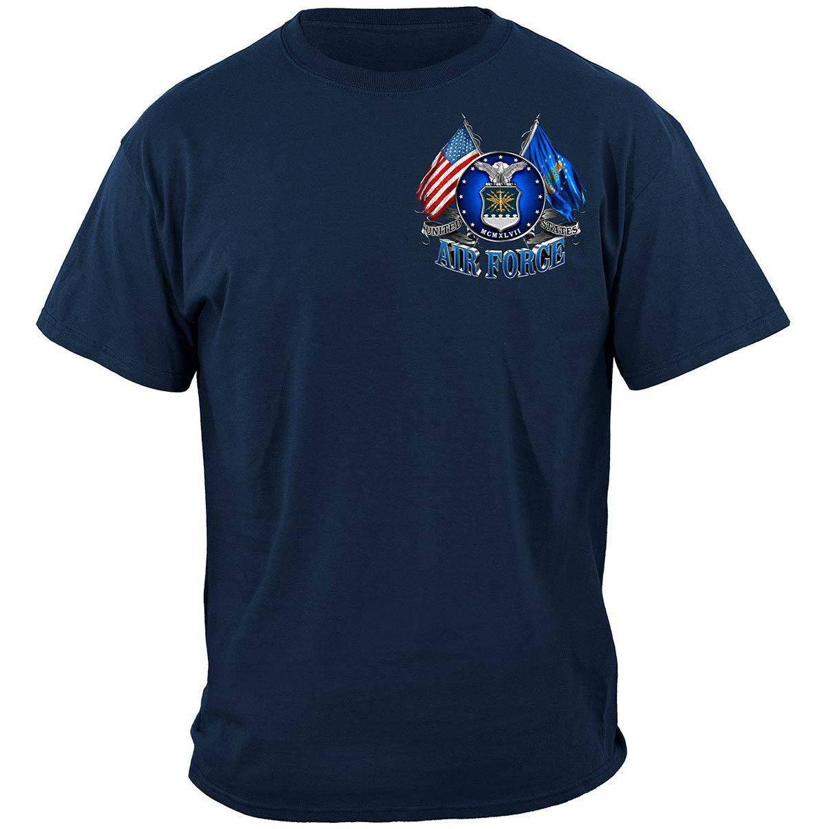 Air Force Double Flag T-Shirt - Military Republic