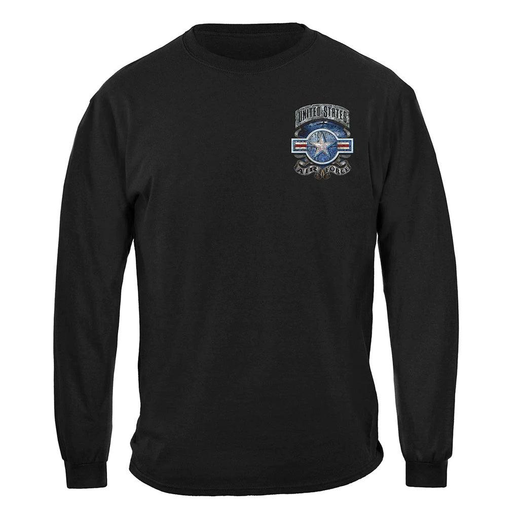 United States Air Force In Stone One Star Premium Long Sleeve - Military Republic