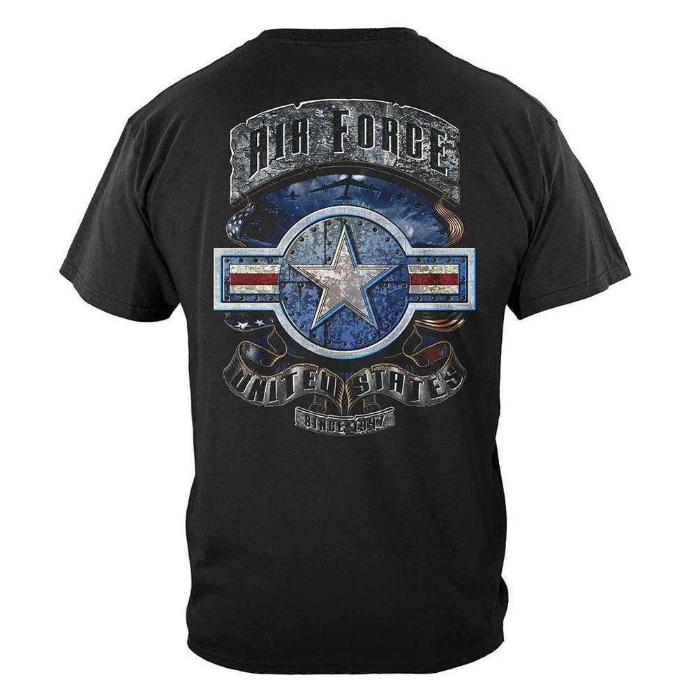 United States Air Force In Stone One Star Premium T-Shirt - Military Republic