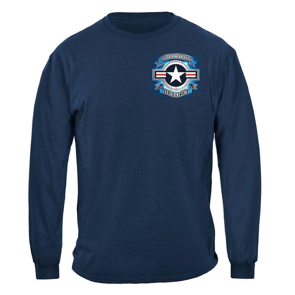 United States Air Force Star Shield Premium Long Sleeve - Military Republic