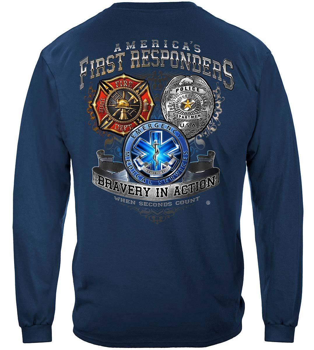 America's First Responders Premium Hoodie - Military Republic