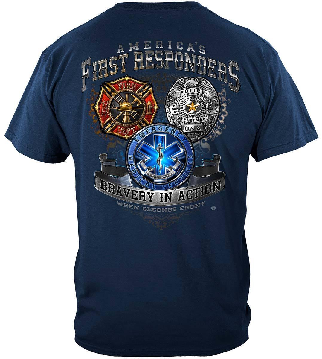 America's First Responders Premium Hoodie - Military Republic