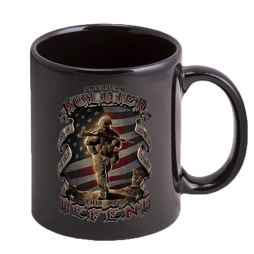 American Soldier This We'll Defend Stoneware Mug Set - Military Republic