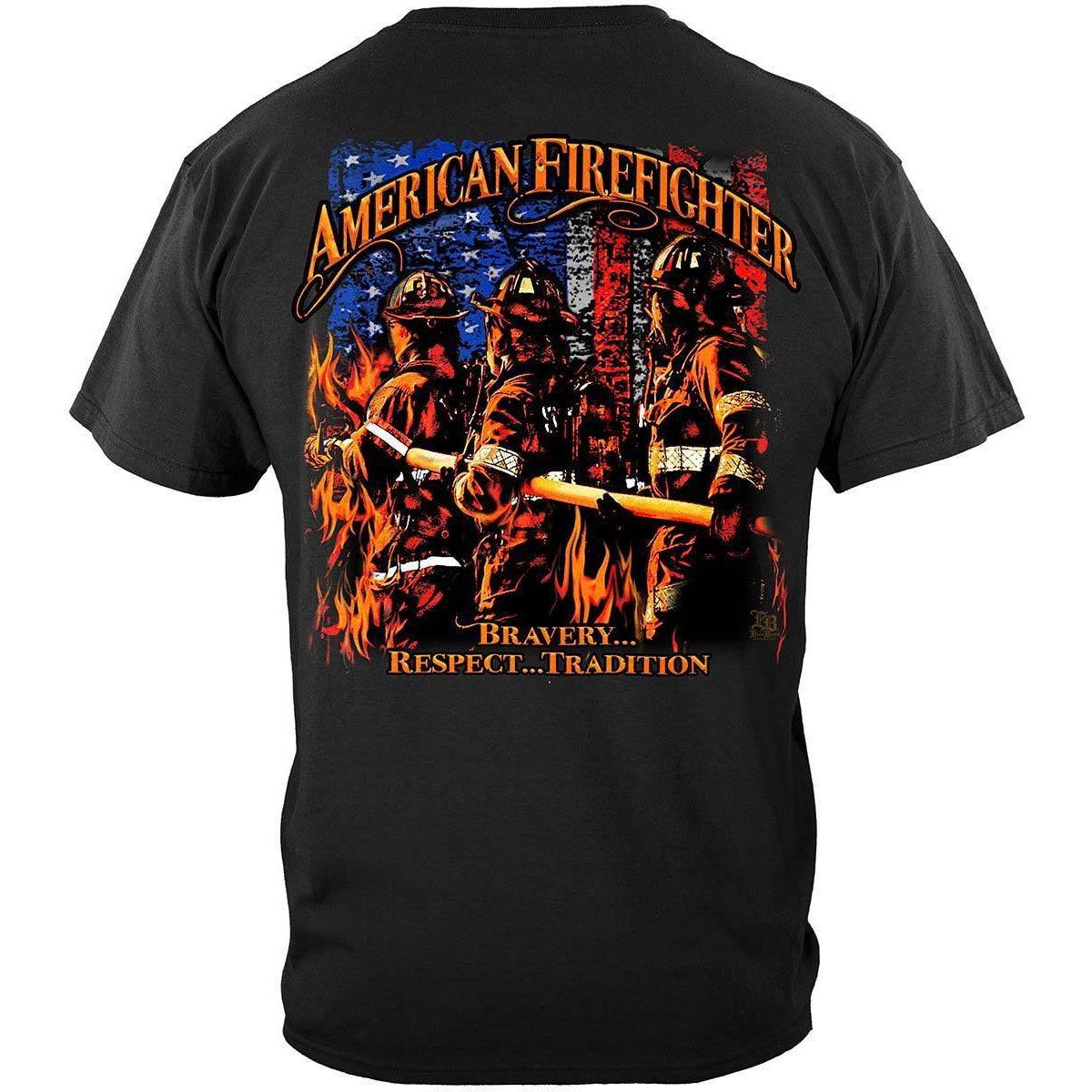 American Firefighter Long Sleeve - Military Republic
