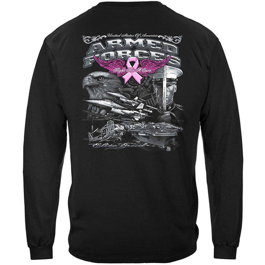 Armed Forces Elite Breed Breast Cancer Awareness Long Sleeve - Military Republic