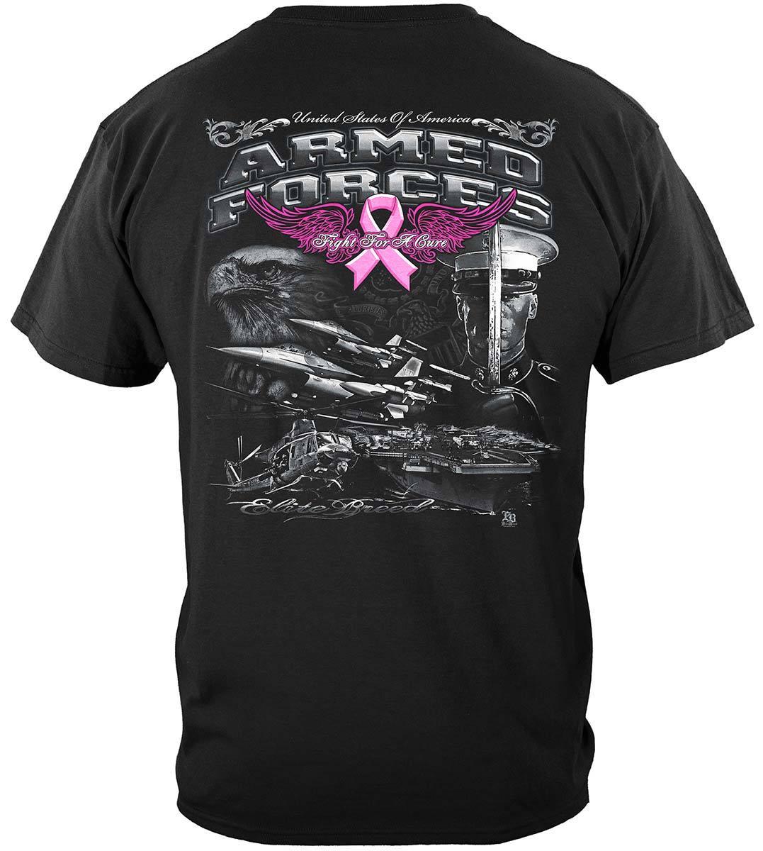 Armed Forces Elite Breed Breast Cancer Awareness Hoodie - Military Republic