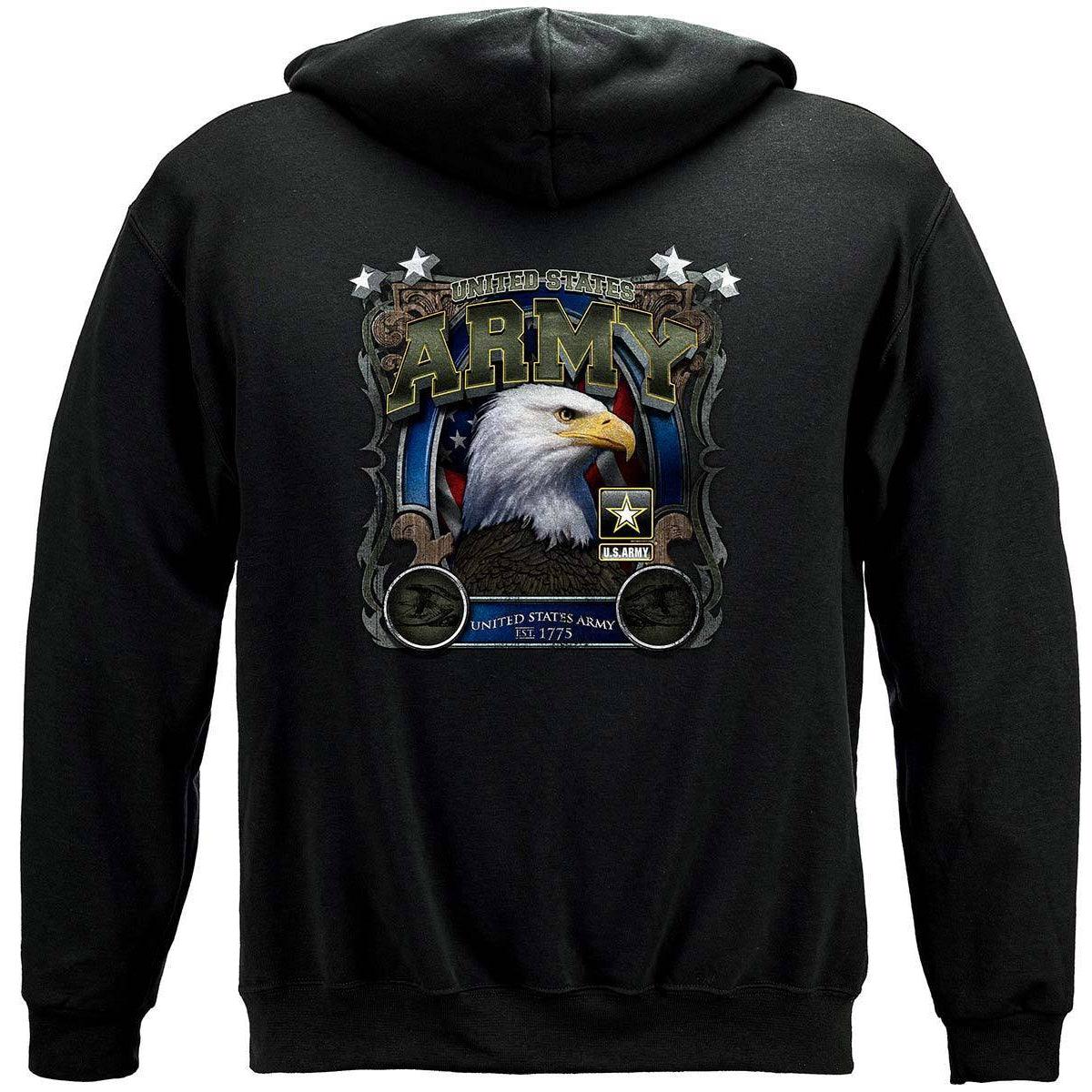 Army Eagle In Stone T-Shirt - Military Republic