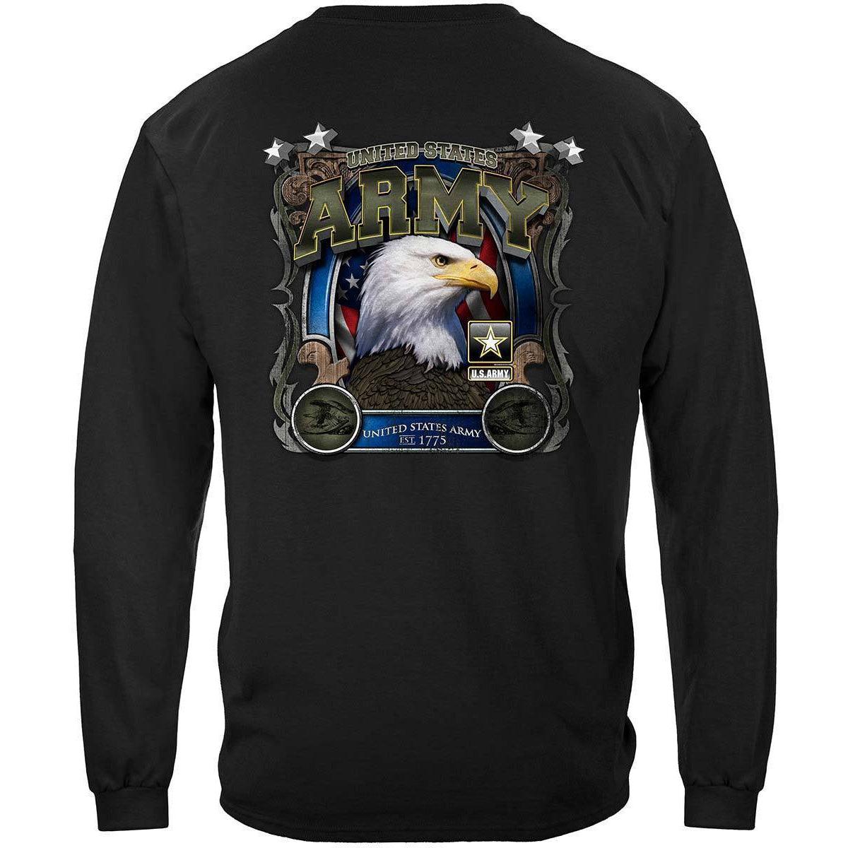 Army Eagle In Stone T-Shirt - Military Republic