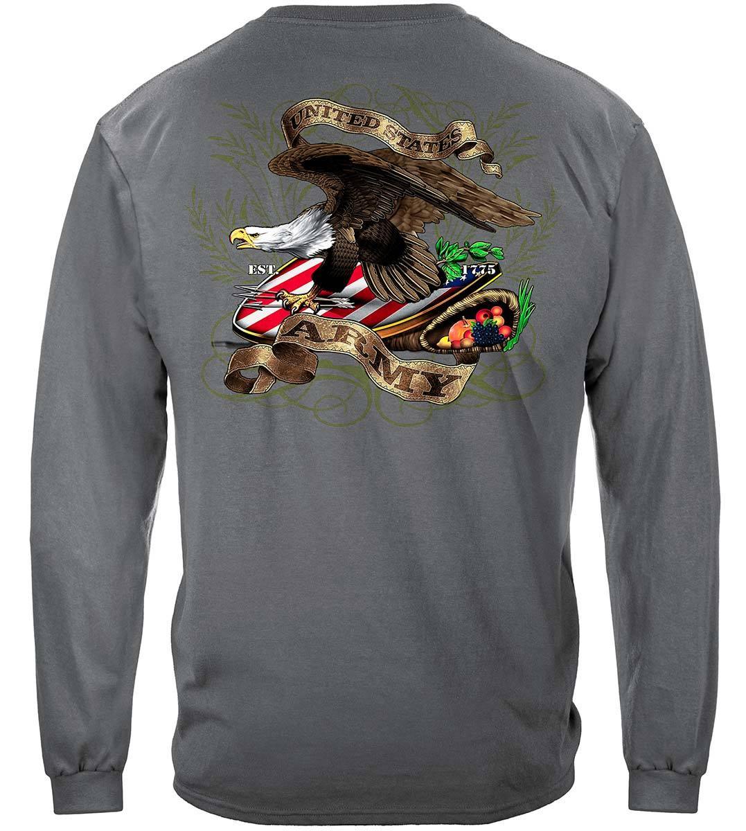 Army Shield And Eagle Hoodie - Military Republic