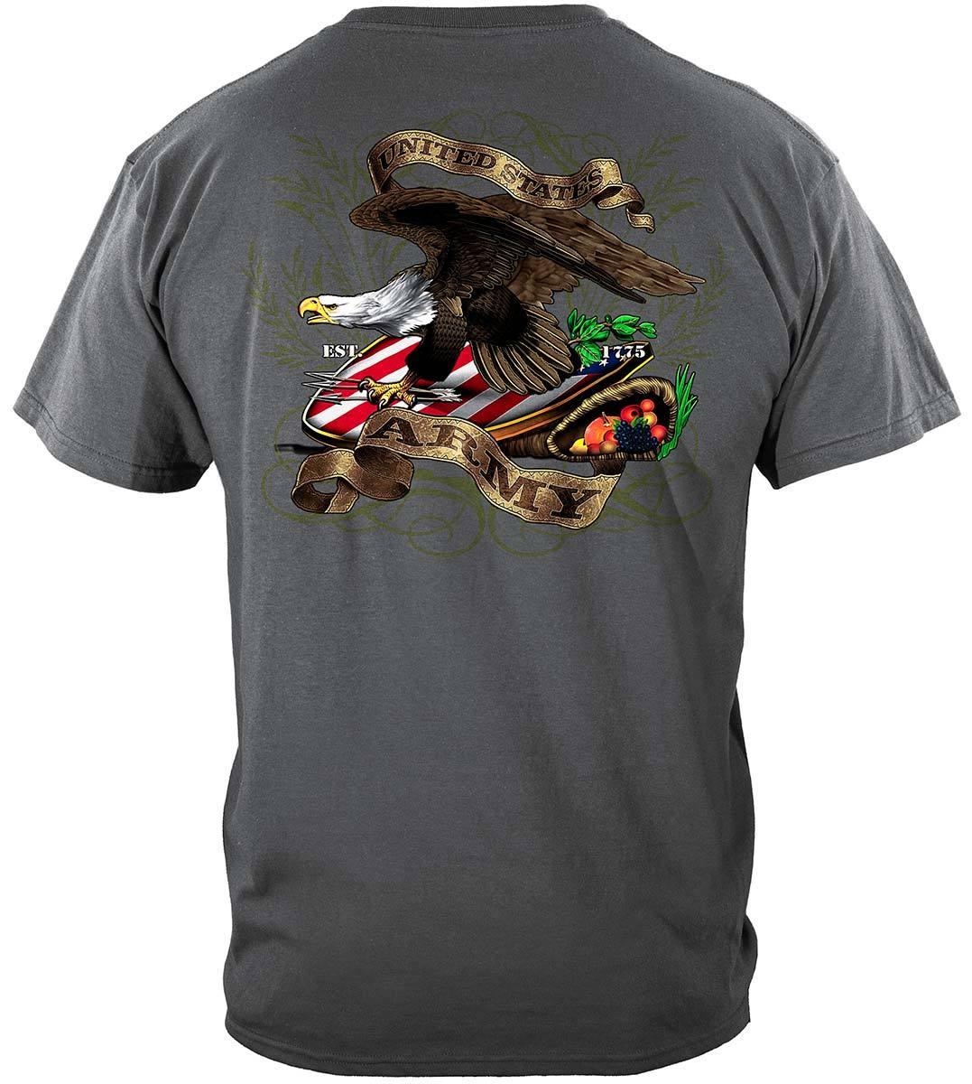 Army Shield And Eagle Hoodie - Military Republic