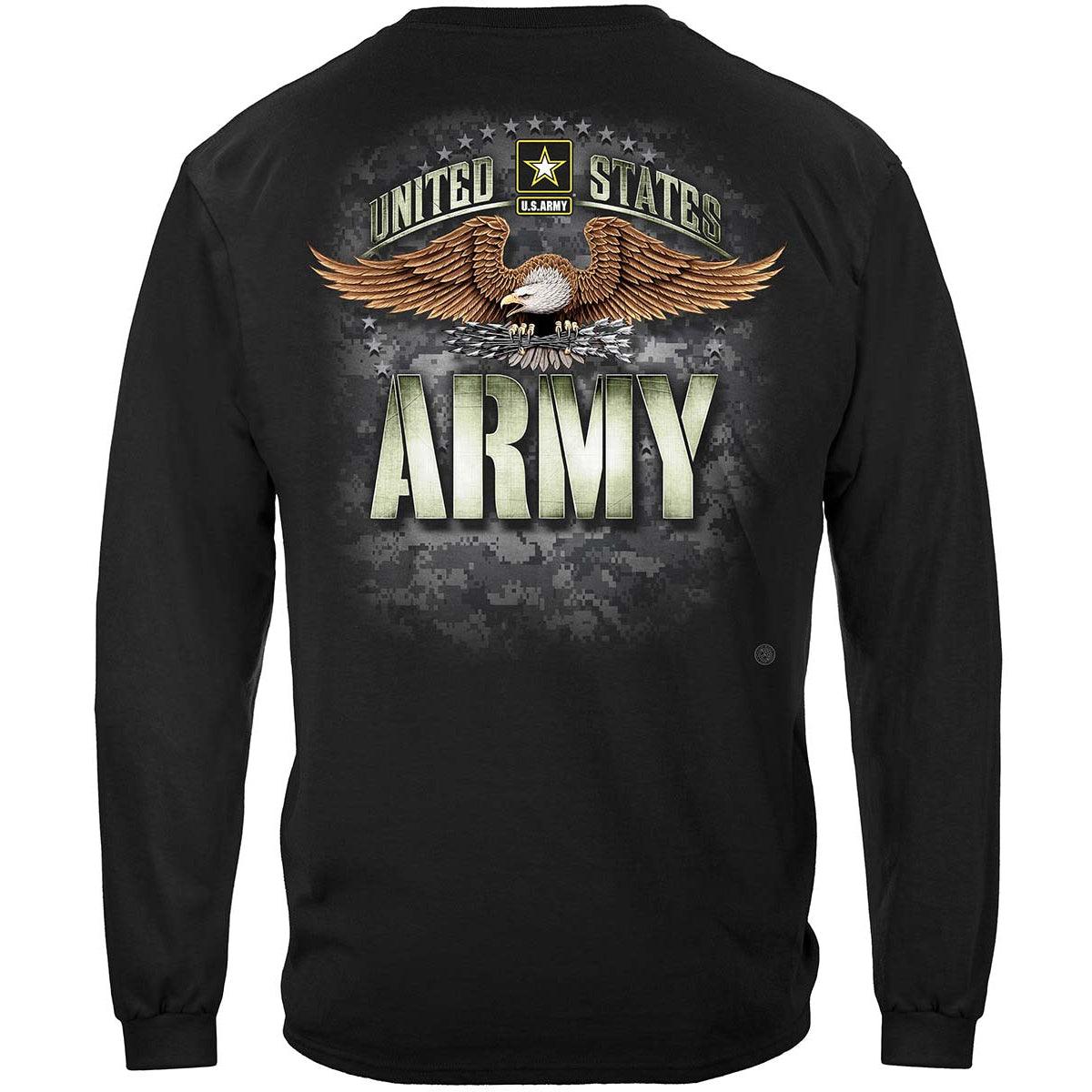 Army Strong Black T-Shirt - Military Republic
