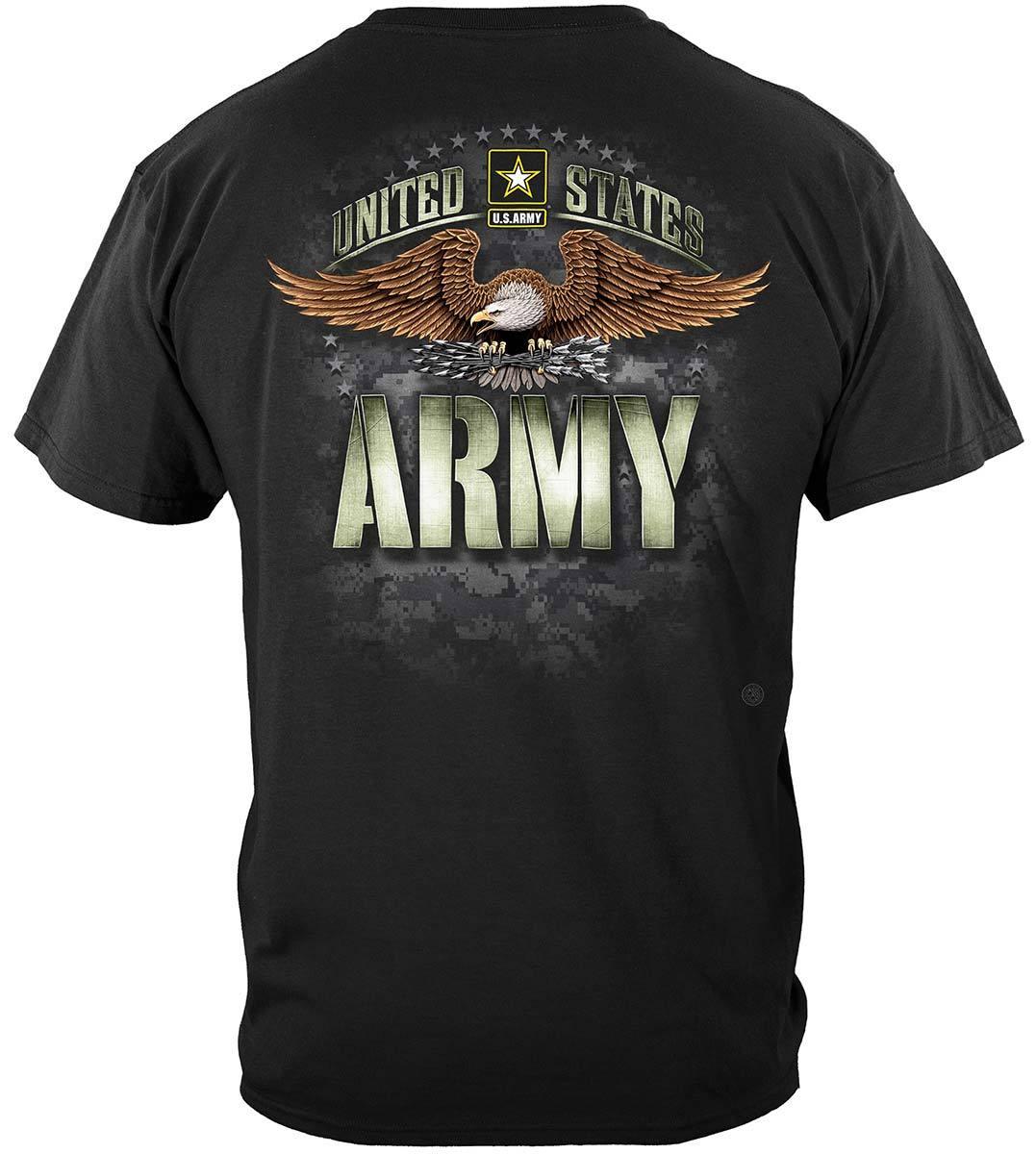 Army Strong Black Hoodie - Military Republic