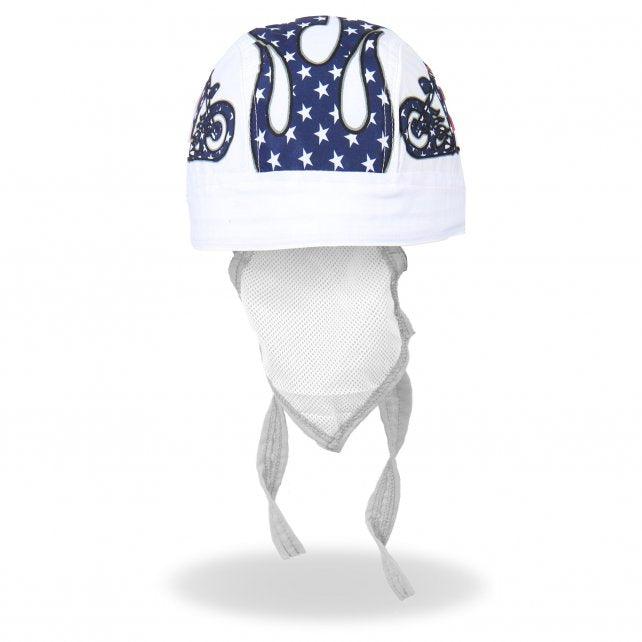 Blazing American Bike Head Wrap - White - Military Republic