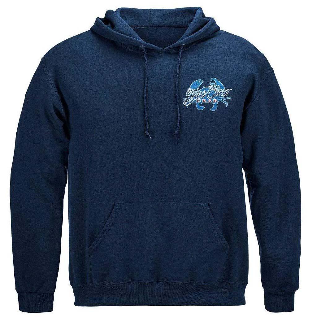 United States Blue Claw Crab In Your Face Premium Long Sleeve - Military Republic