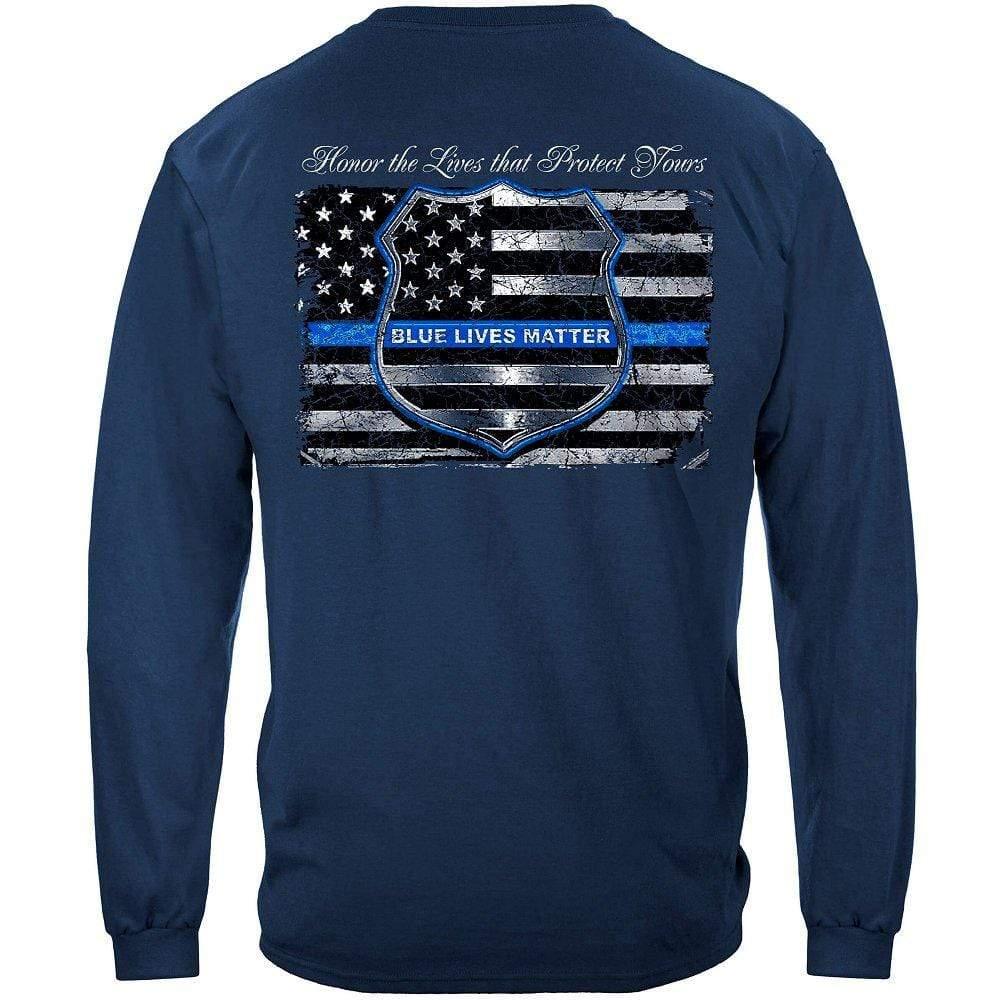Blue Lives Matter Long Sleeve - Military Republic