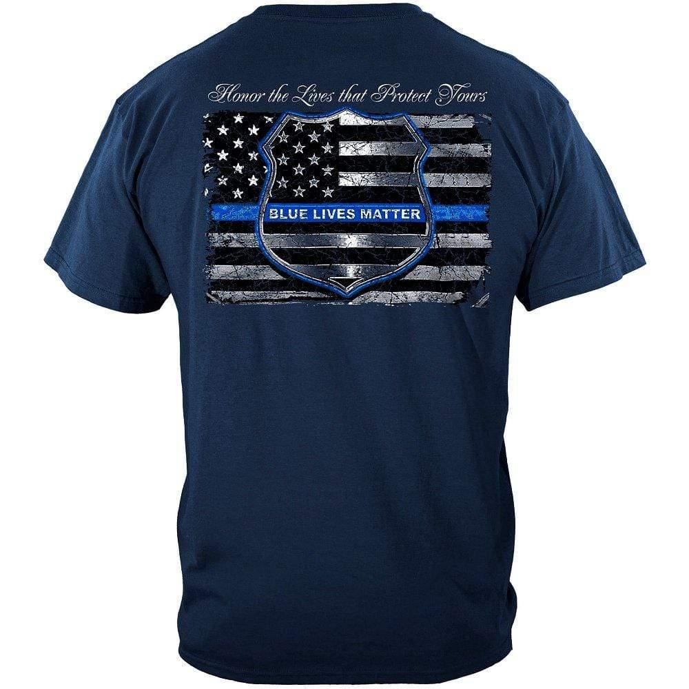 Blue Lives Matter Hoodie - Military Republic
