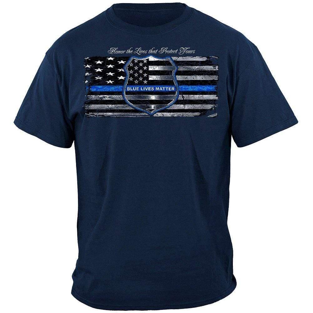 Blue Lives Matter Long Sleeve - Military Republic