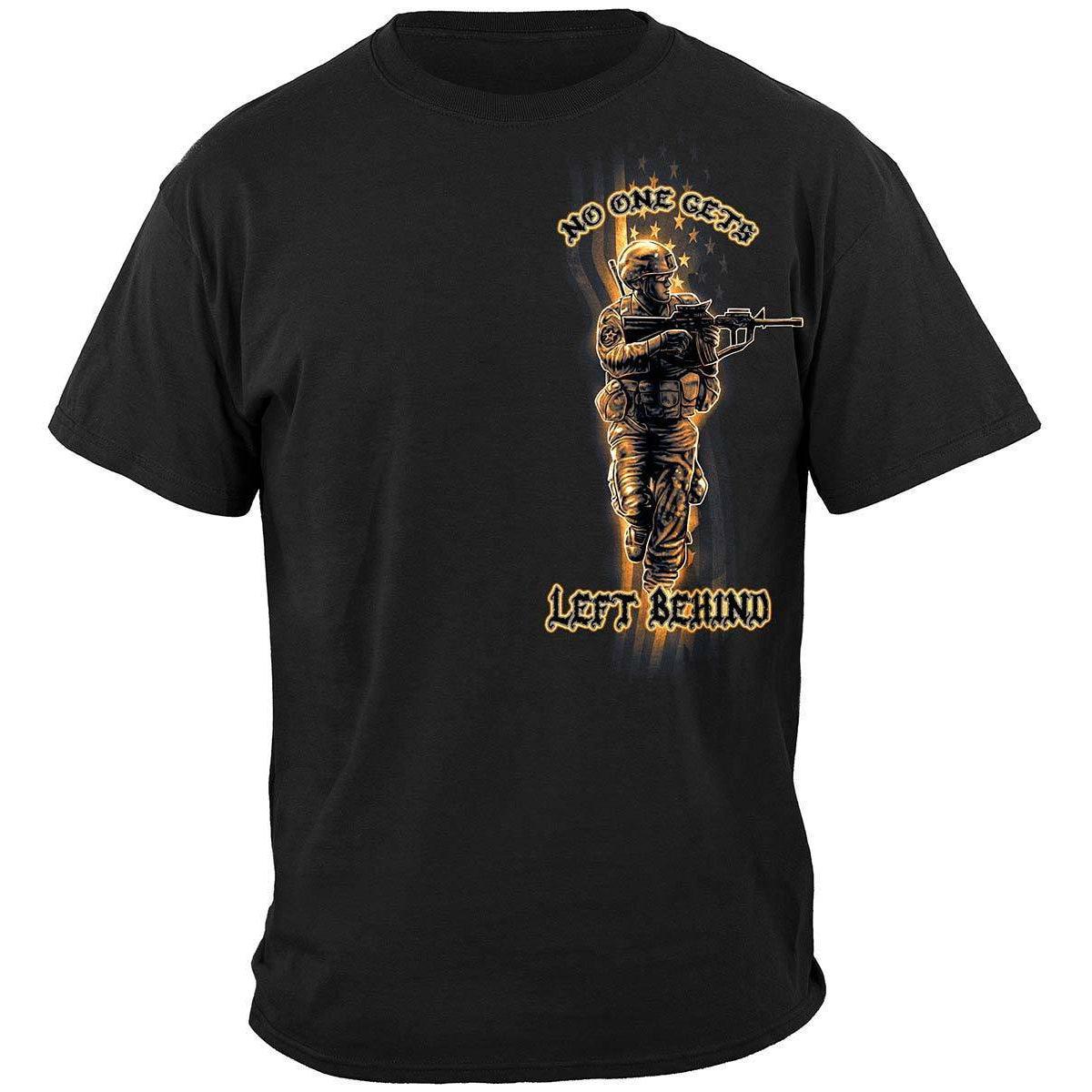 Brotherhood No One Gets Left Behind T-Shirt - Military Republic