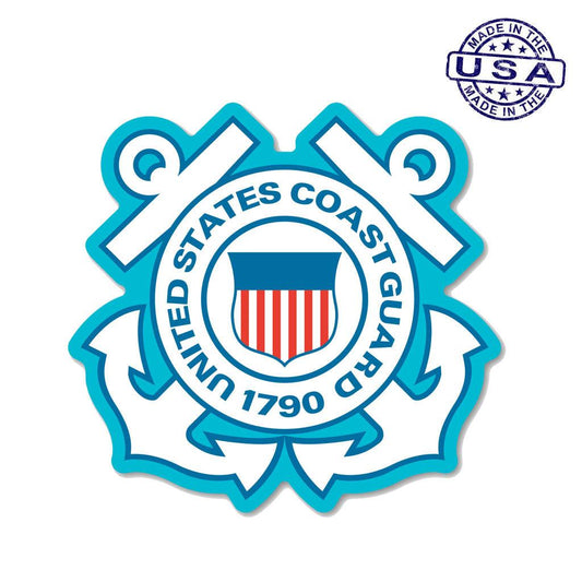 United States Coast Guard 1790 Anchors Magnet (4.88" x 4.30") - Military Republic