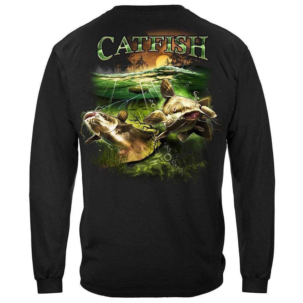United States Catfish Merky Water Premium Hoodie - Military Republic