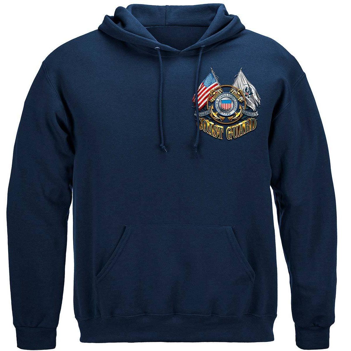 Coast Guard Double Flag T-Shirt - Military Republic