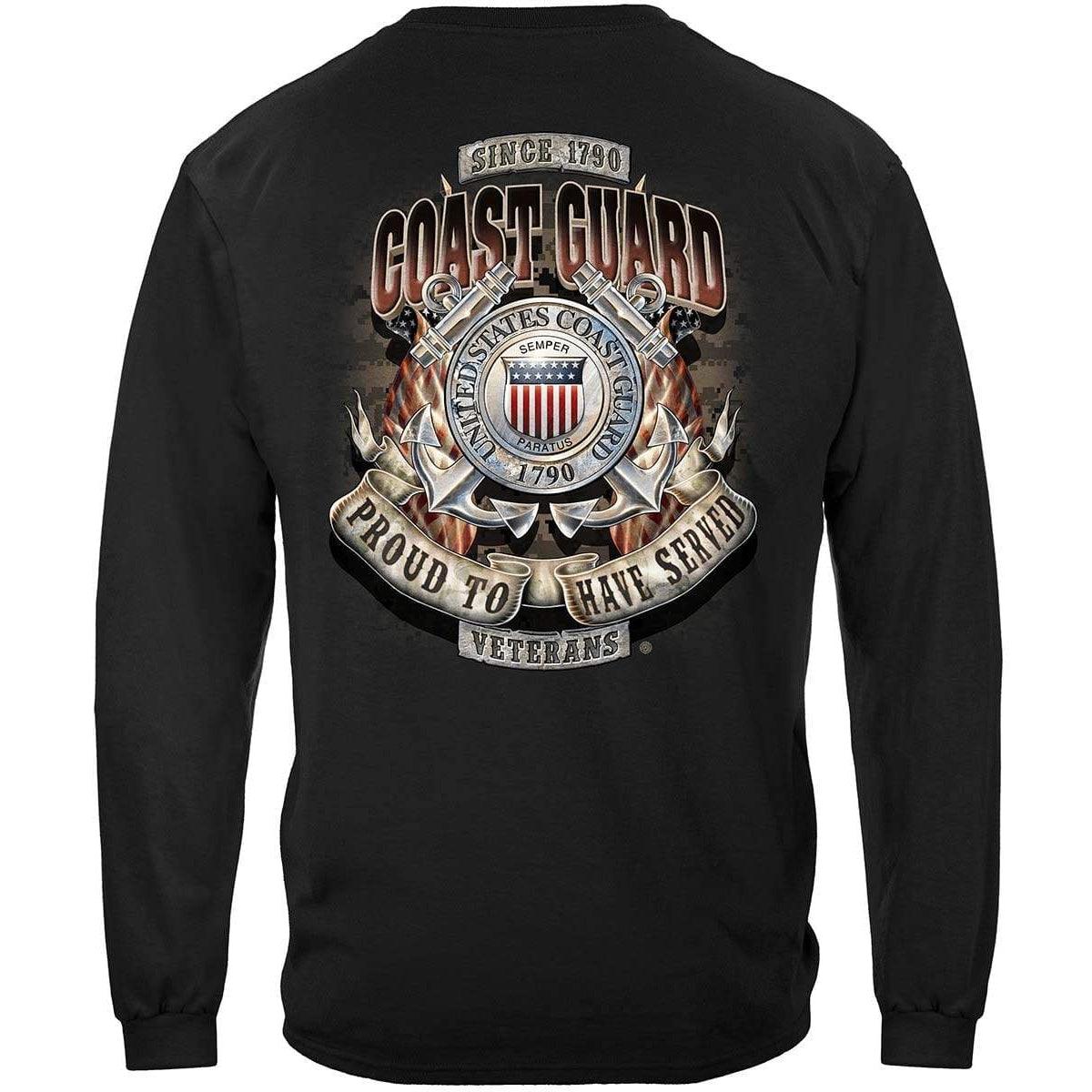 Coast Guard Proud To Have Served Premium Long Sleeve - Military Republic