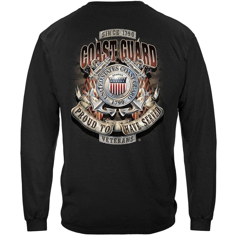 Coast Guard Proud To Have Served Premium Long Sleeve - Military Republic