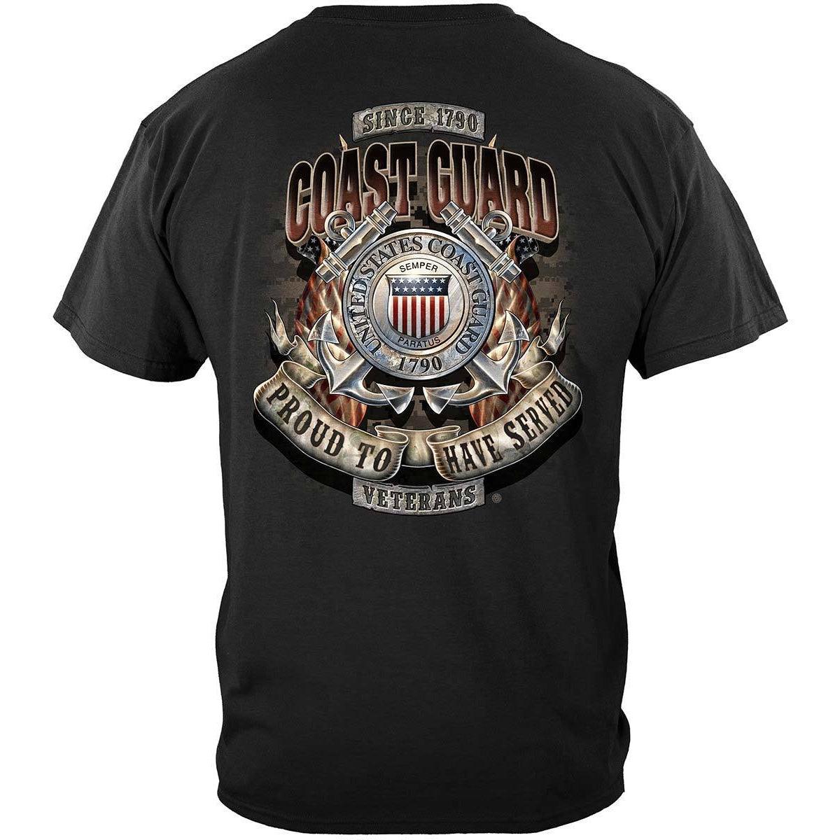 Coast Guard Proud To Have Served Premium Long Sleeve - Military Republic
