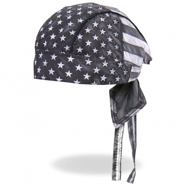 Distressed Gray Flag Head Wrap - Military Republic
